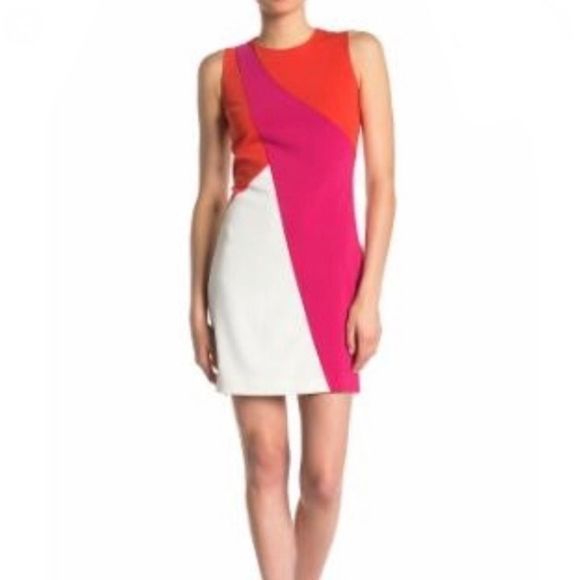 Alexia Admor Color Block Dress NWOT - Picture 1 of 8